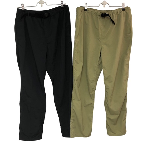 TravelSmith Pants - TravelSmith Nylon Hiking Pants Lot of 2 Womens M Gray Khaki Camp Hike Travel